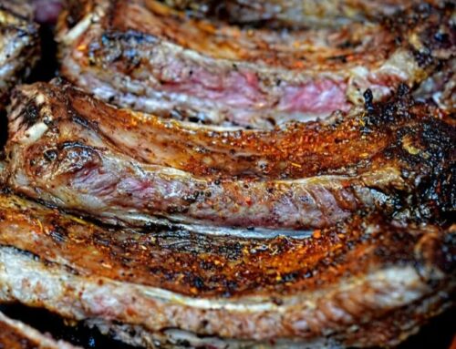 Beesribbetjies met cabernet-sous
